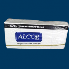 Papel Toalha Interfolha Branco 5000 Folhas Alcor
